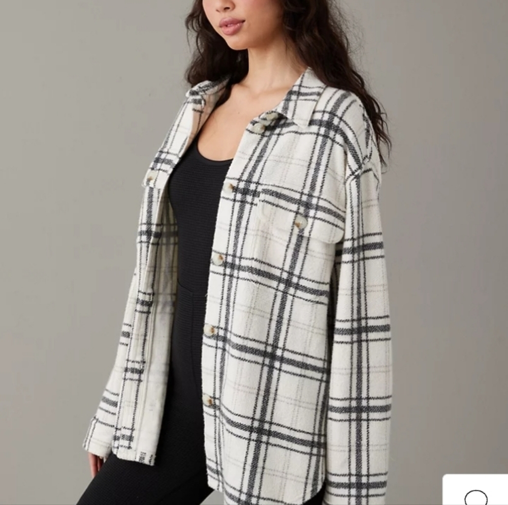 American Eagle Fleece Shacket